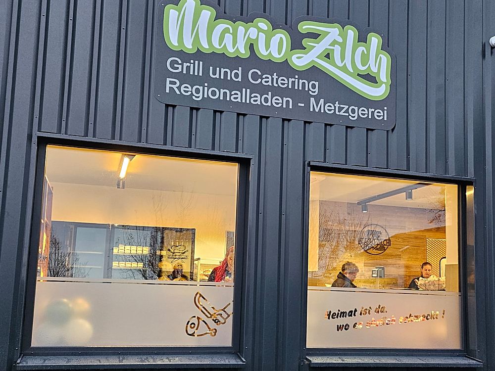 Außenansicht der Metzgerei Mario Zilch in Körle