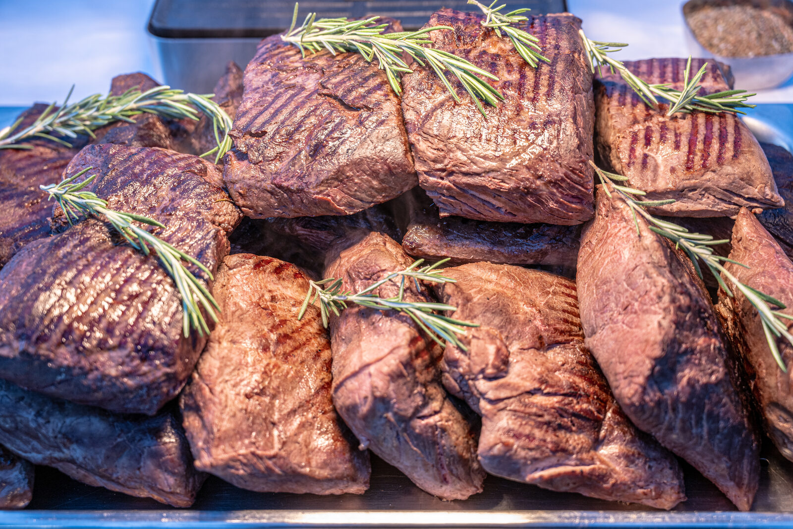 Rumpsteaks mit Rosmarin vom Grill